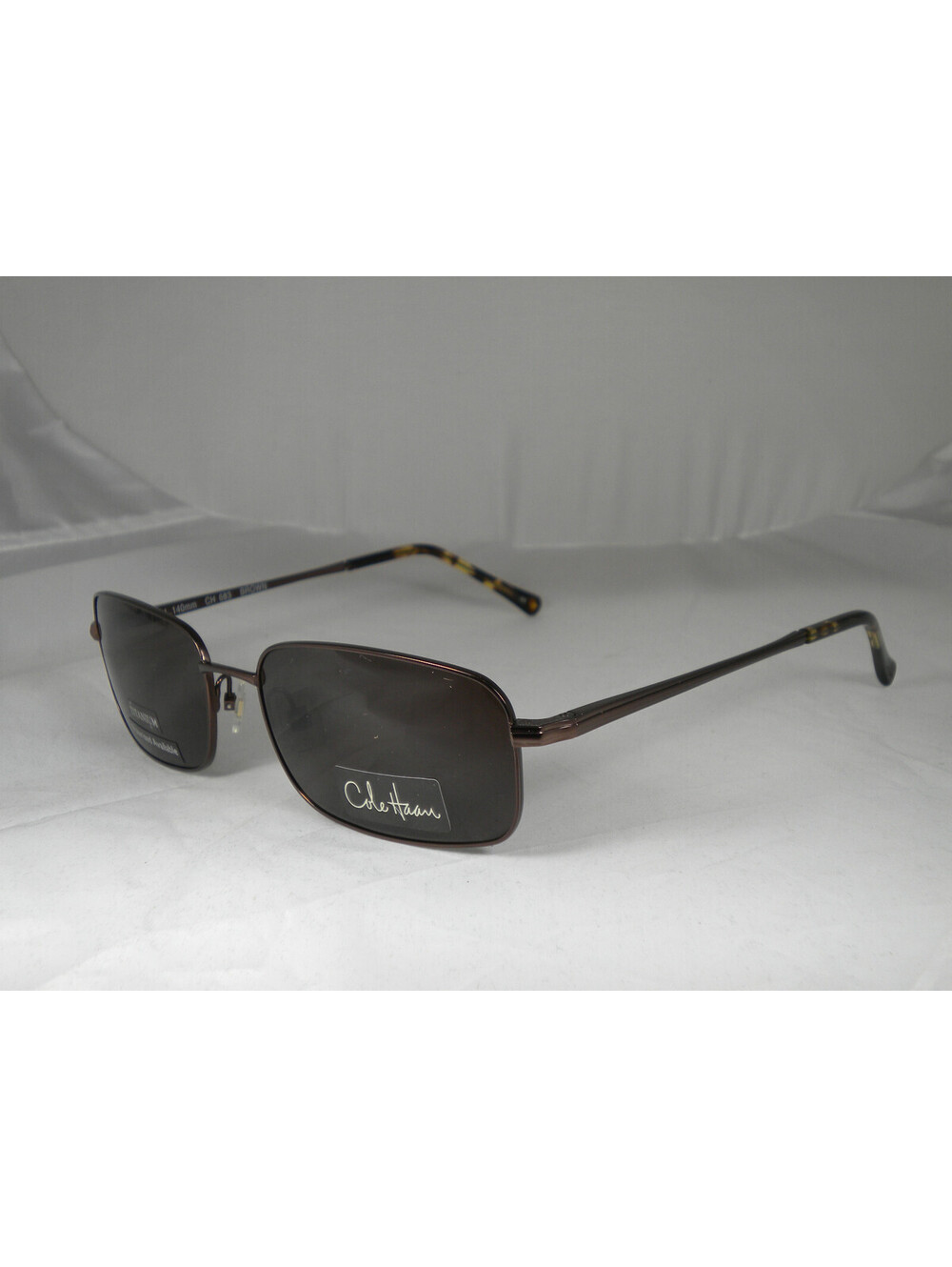 Cole Haan Men's Sunglasses Rectangle Brown